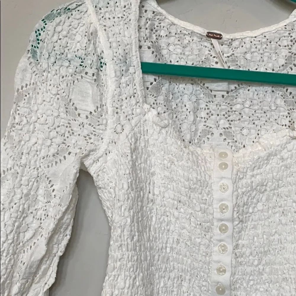 Free People Cream Top  - Picture 9 of 11